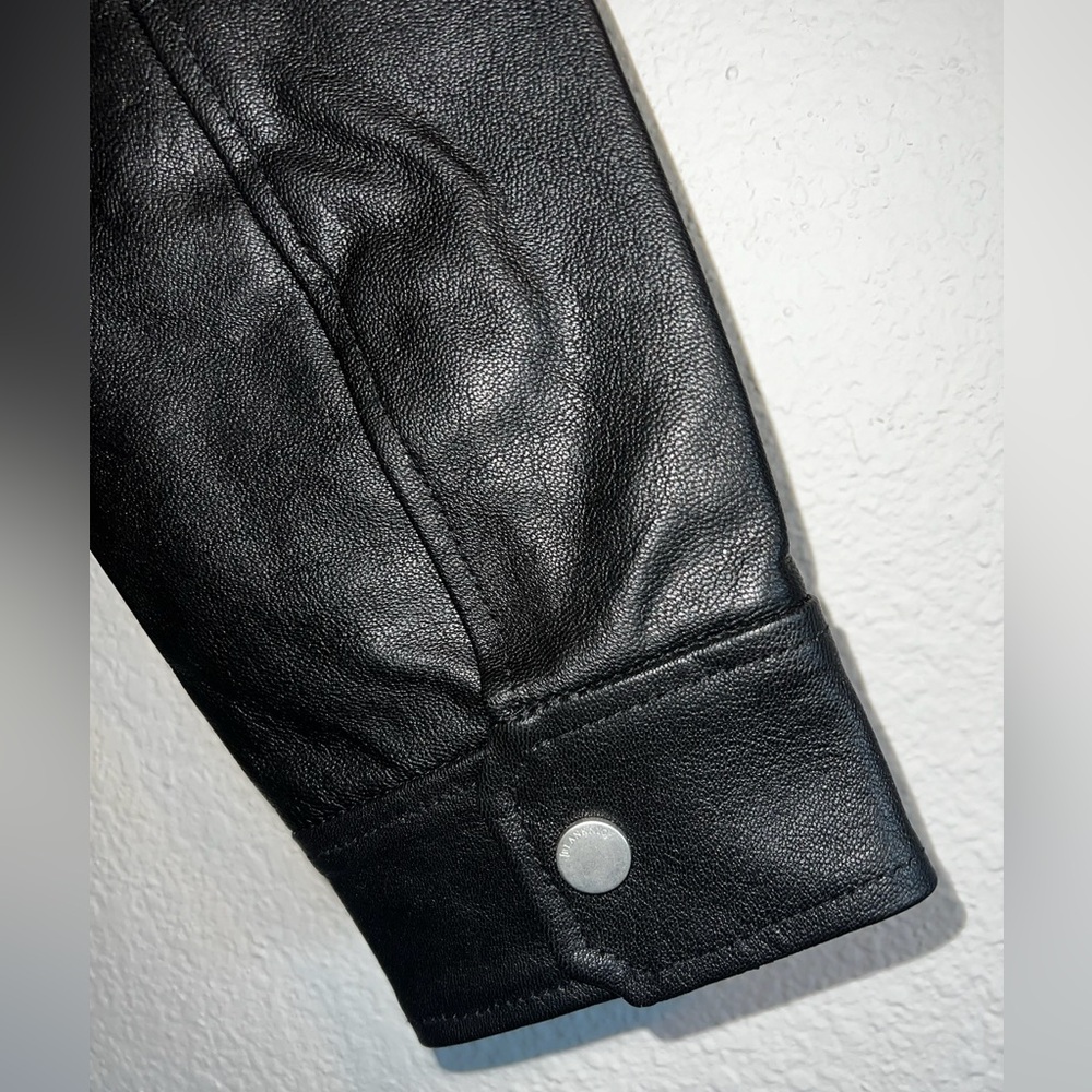 BlankNYC 100% Goatskin Leather Jacket - INTOXICATING JACKET in Black - Picture 9 of 13